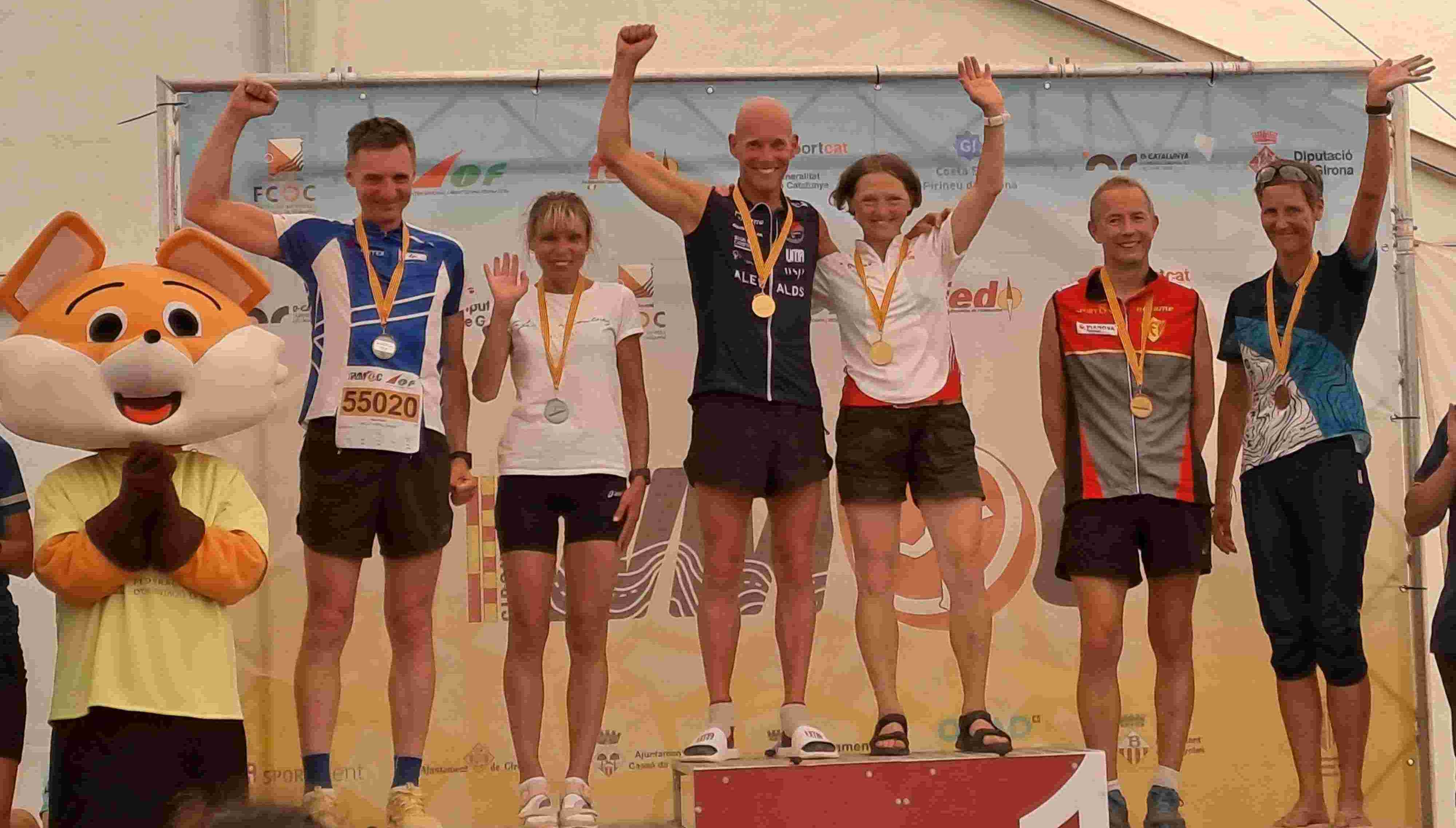 Medaljörerna i 55-klasserna WMOC 2025