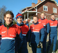 Pål, Jörgen, Lars, Mats och Ulrik tog en fin tredjeplats på Måsenstafetten.